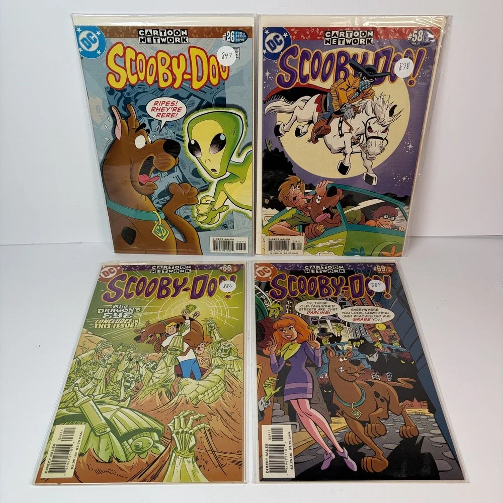Scooby-Doo DC Comics Cartoon Network Lot #26, 58, 66, 69-74 - 9 Comic Books